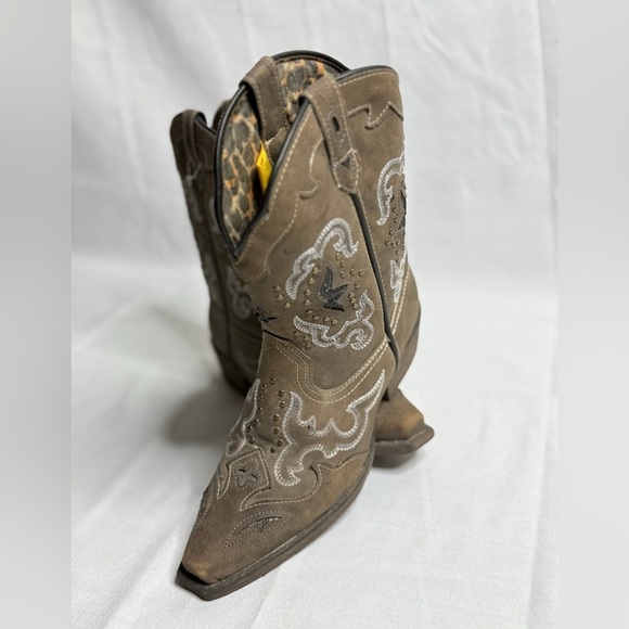 LAREDO RULAY LC2232 Brown Sz: 3 D Western Boot-Girls Cowboy Boots - Picture 1 of 10